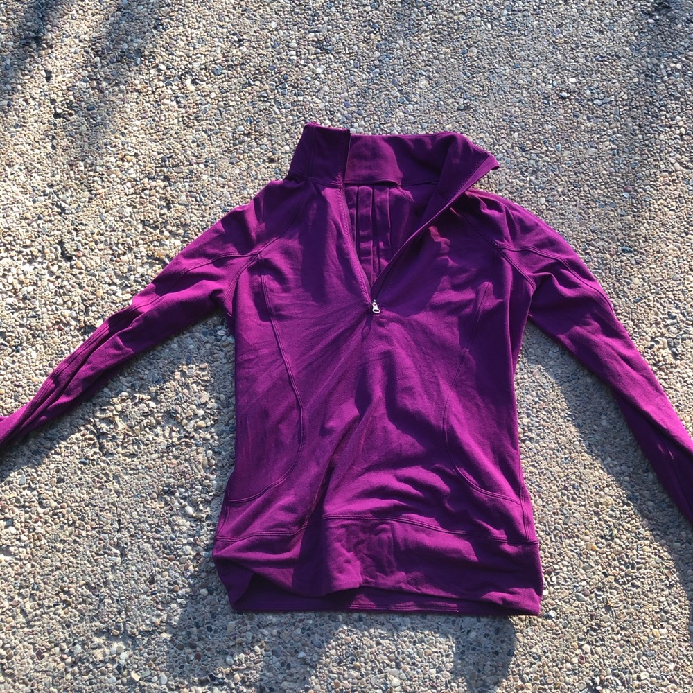 LULULEMON Rush Hour 1/2 Zip Size 6